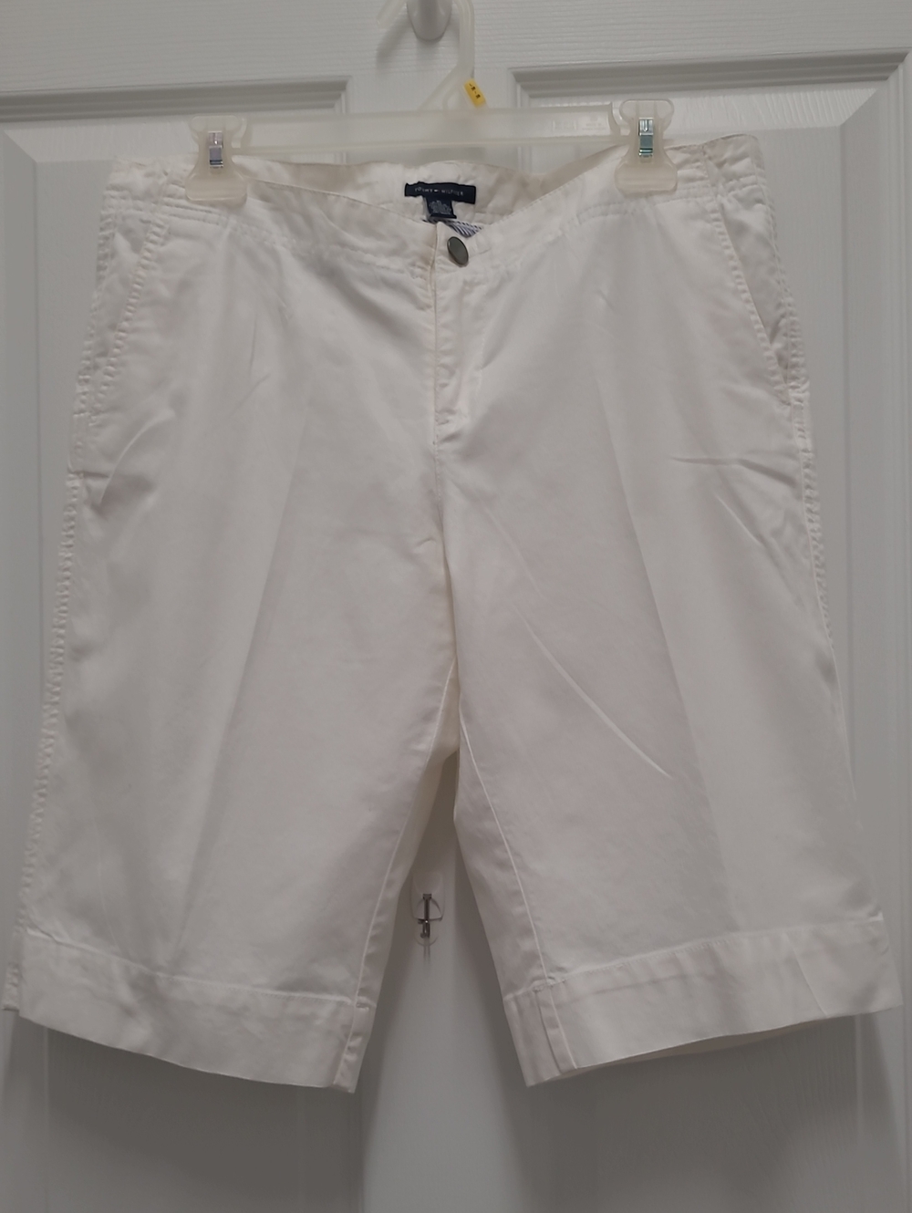 Tommy Hilfiger White  Flat Front Shorts
